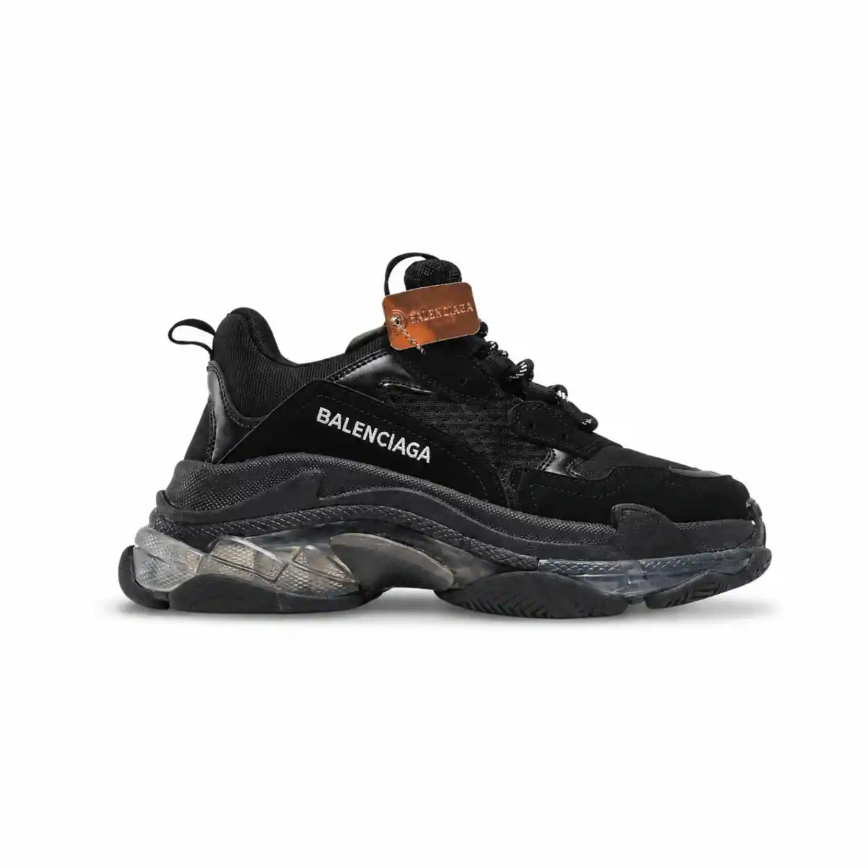 Balenciaga Triple S Clear Sole Black