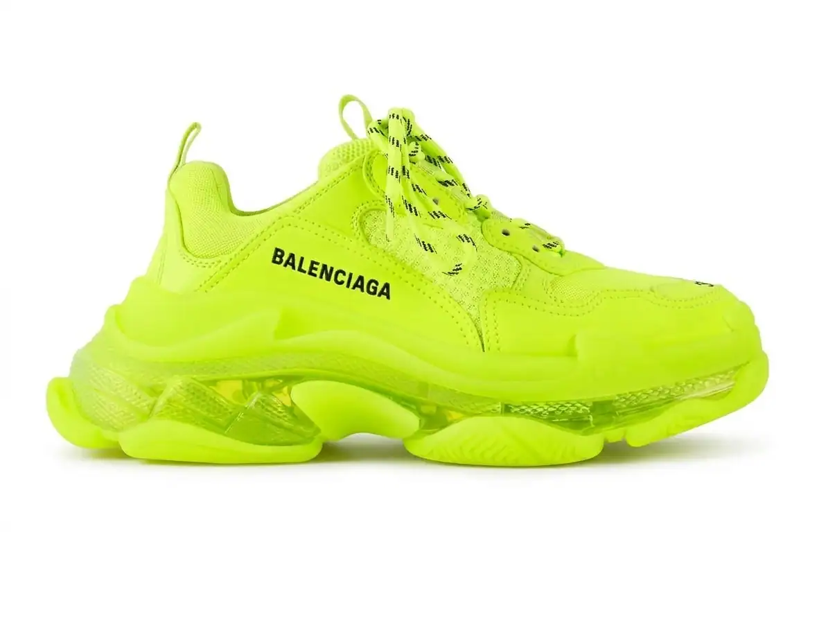 Balenciaga Triple S Neon Yellow