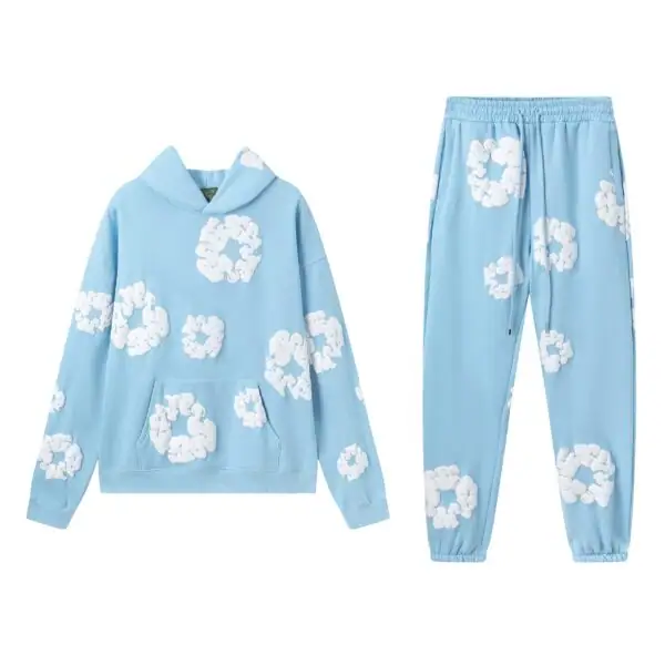 Denim Tears Set Long Sky Blue