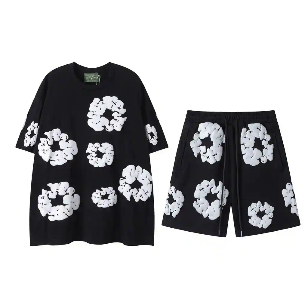 Denim Tears Set Short Black
