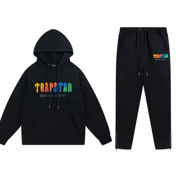 Trapstar Set Long Black/Multicolor