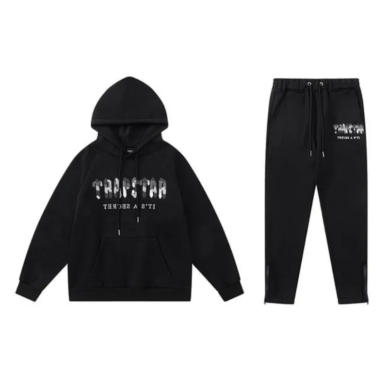 Trapstar Set Long Black/White