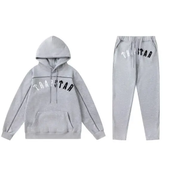 Trapstar Set Long Grey/White