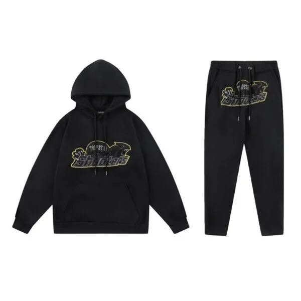 Trapstar Set Long Shooters Black/Yellow