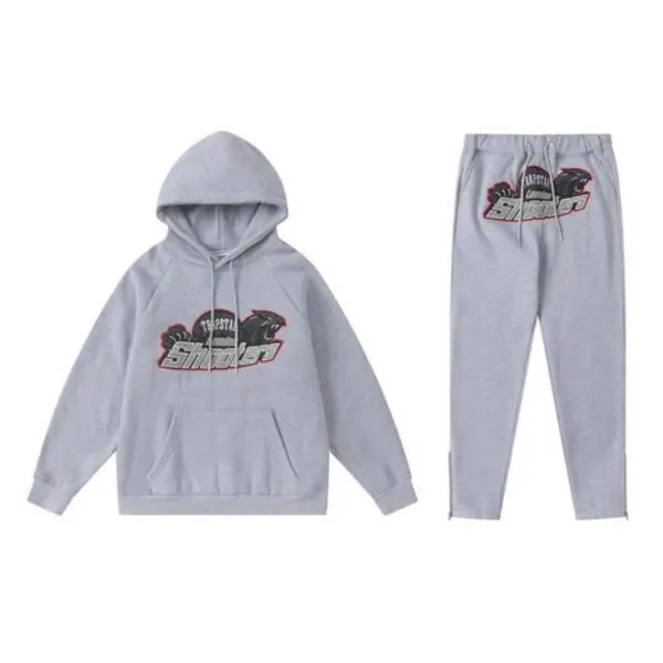 Trapstar Set Long Shooters Grey/Red