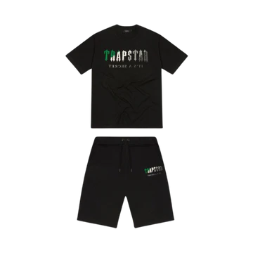 Trapstar Set Short Black/Green