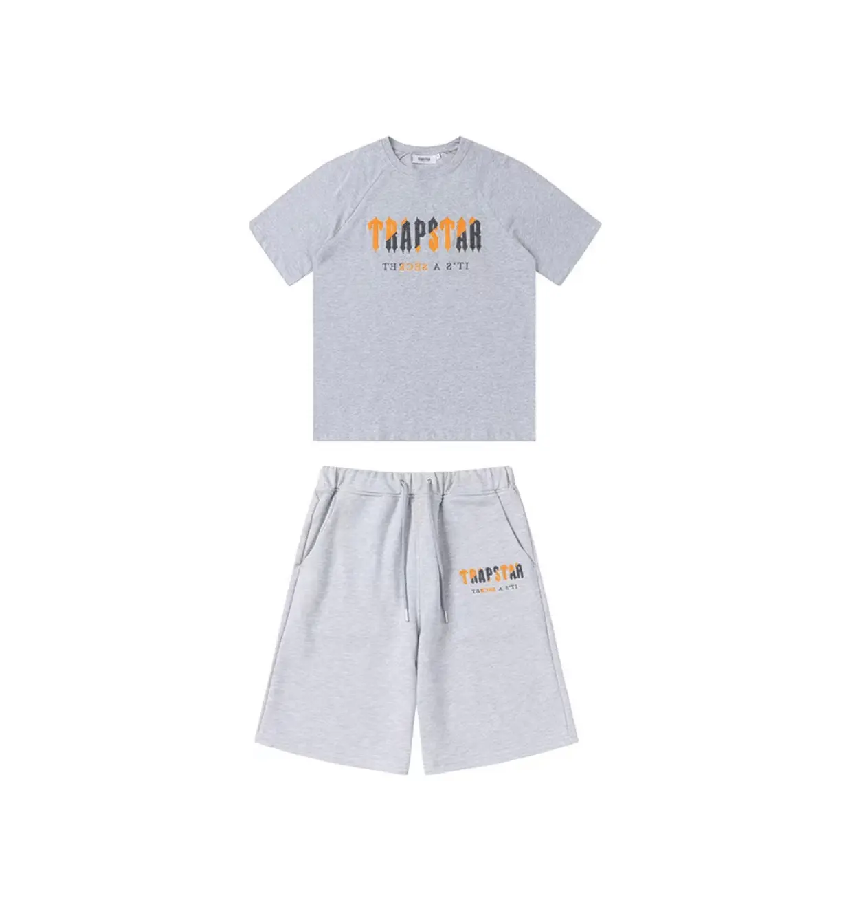 Trapstar Set Short Grey/Orange