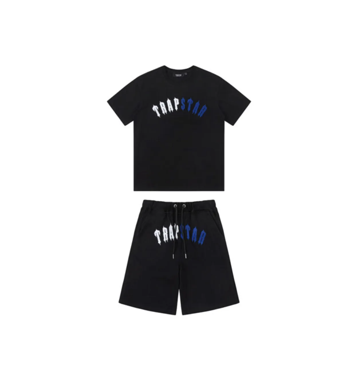 Trapstar Set Short Black/Blue