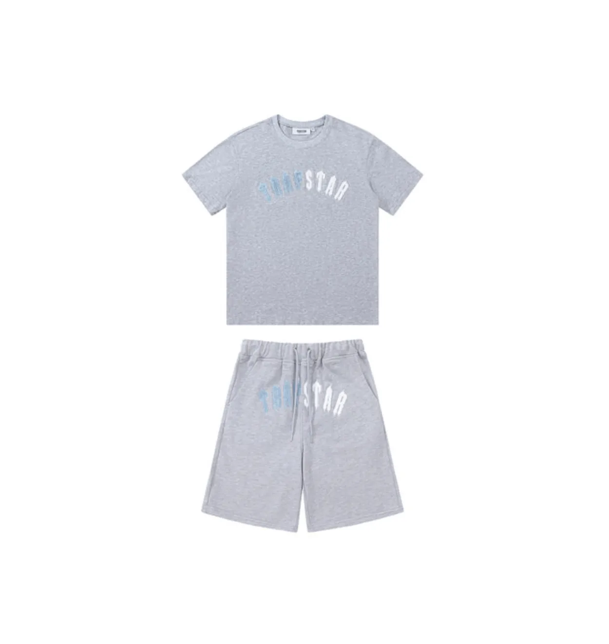 Trapstar Set Short Grey/Blue