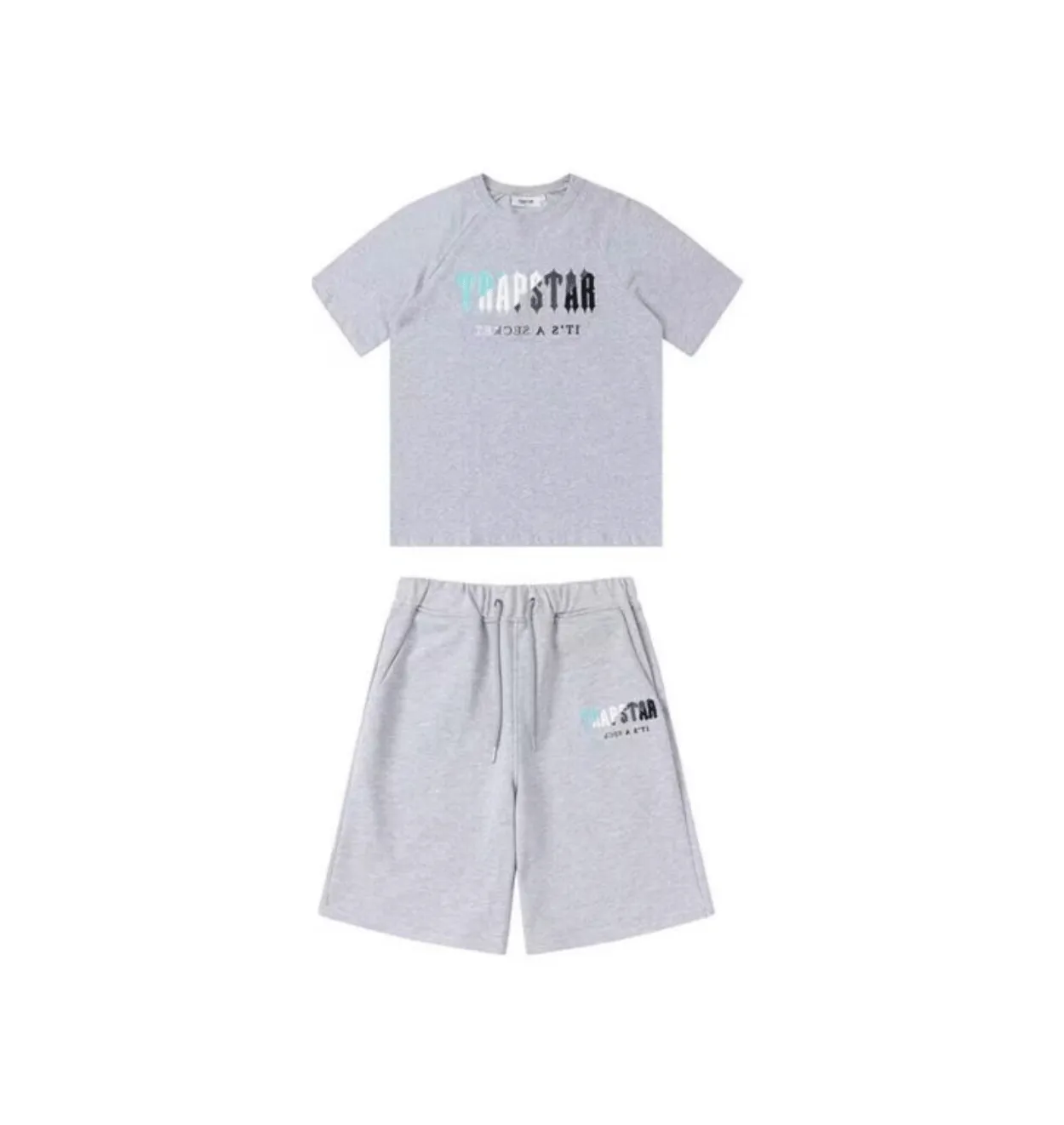 Trapstar Set Short Grey/Teal