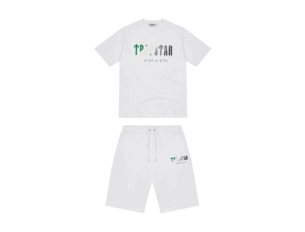 Trapstar Set Short White/Green